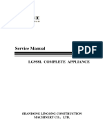 SDLG Wheel Loader LG958 Complete Appliance Service Manua1 PDF