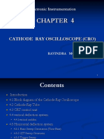 Cathode Ray Oscilloscope (Cro) : Electronic Instrumentation