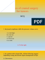 Principals of Cranial Surgery For Tumors MCQ-1