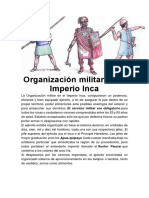 Organización Militar en El Imperio Inca