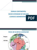 Sesión 10 - Deriva Continental-Facies Estándar de Wilson-Cuencas Sedimentarias