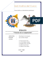 Ensayo - Ciencias de La Computación PDF