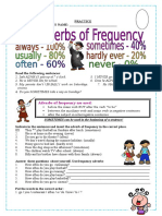 Adverbs of Frequency Are Used:: SOMETIMES Can Be Used in The Beginning of A Sentence!