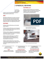 RJW Spherical Bearing Data Sheet: Product Description FEATURES Con't