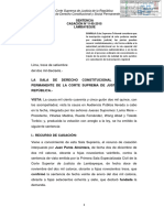 Corte Suprema de Justicia de La República Sala de Derecho Constitucional y Social Permanente