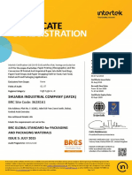 BRC - 2019-Shuaiba Industrial Company (Jafza)