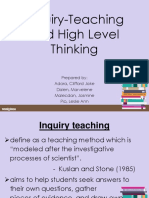 Inquiry Teaching and Hots