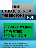 Philippine Literature From The Regions