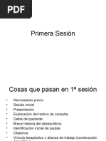 Primera Sesión Adultos