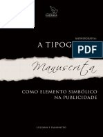 Monografia: A Tipografia Manuscrita Como Elemento Simbólico Na Publicidade