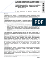 ANSI/ALI ALOIM-2000 Standard For Automotive Lifts: Safety Requirements For Operation, Inspection and Maintenance