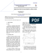 A Review of Solder Evolution in Electronic Application