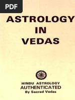 Astrology in Vedas