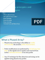 Day 1 What Is Phased Array How Phased Array Works? Beam Forming Beam Focusing Beam Streeing Sectorial Scan and Linear Scan