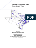 Texas Water Demand For Power