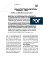 Evaluation of Early Post Emergence and Post Emergence Herbicides On Weed Control and Productivity of Direct Seeded Puddled Rice in Kuttanad