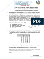 Ejercicios Propuestos Topografia 2018-I (Teoria de Errores)