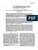 Numerical Technique For Solving Partial Differential Equations With Applications To Adsorption Process