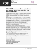 Fellini, Il Libro Dei Sogni e Il Dialogo Tra Le Arti - Taxidrivers - It, 13 Settembre 2019