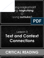 Text and Context Connection