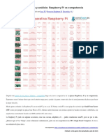 Comparativas Raspberry Pi