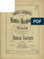 Moszkowski-Sauret Op. 12 Spanish Dances 1-3 Violin and Piano