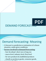 Demand Forecasting