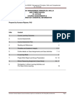 BE2601 Course Assessments S1 AY 2019-20 (SOFV)