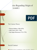 3B. Theories Regarding Origin of State (Contd.)