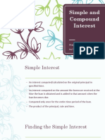 Simple and Compound Interest: Chapter 4 - Business Mathematics Joy Santos-Salunga