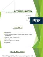 Earth Air Tunnel System