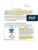 Identify The REASONS Why We Need To MEASURE FLOW