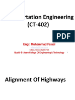 Transportation Engineering (CT-402) : Engr. Muhammad Faisal