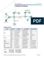 7.4.1.2 Packet Tracer - Skills Integration Challenge Instructions