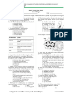 First Periodic Test Biology II