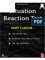 Situation Reaction Test Solved Part 5 Ebook SSBCrack PDF