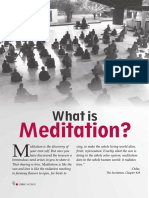 13 What Is Meditation