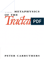 Peter Carruthers - The Metaphysics of The Tractatus-Cambridge University Press (1990)