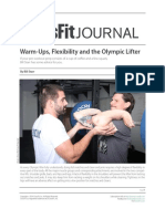 Journal: Warm-Ups, Flexibility and The Olympic Lifter