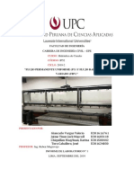 Informe de Laboratorio #1 Hidraulica de Canales