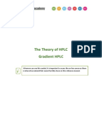 Theory of HPLC Gradient HPLC