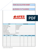 Foundation Design by Using Afes