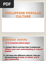 Philippine Popular Culture