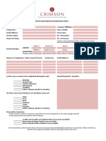 CRSB - Room Reservation Sheet