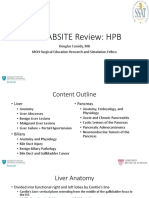 Ssat Absite Review: HPB: Douglas Cassidy, MD MGH Surgical Education Research and Simulation Fellow