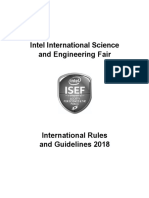 2018 ISEF Rulesbook