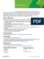 EDU - DATASHEET - Vsphere Optimize and Scale V6.7