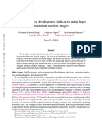 On Monitoring Development Indicators Using High Resolution Satellite Images