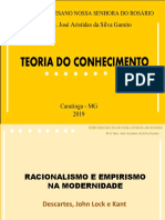 Teoria Do Conhecimento - Racionalismo e Empirismo Modernos