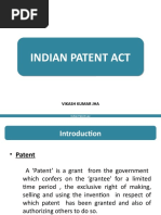 Indian Patent Law 1